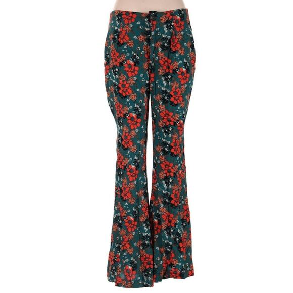 NWT Free People Can't Take My Eyes Off You Floral Pants - Picture 4 of 10